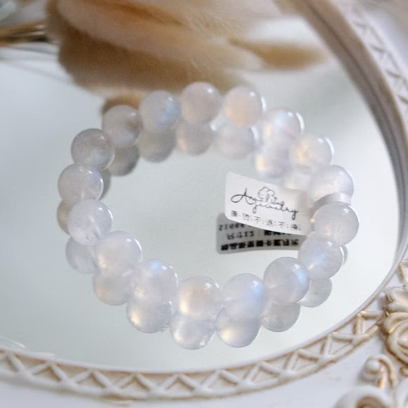 Amelia Jewelry丨月光石手鍊丨藍月光丨印度月光石丨女人石