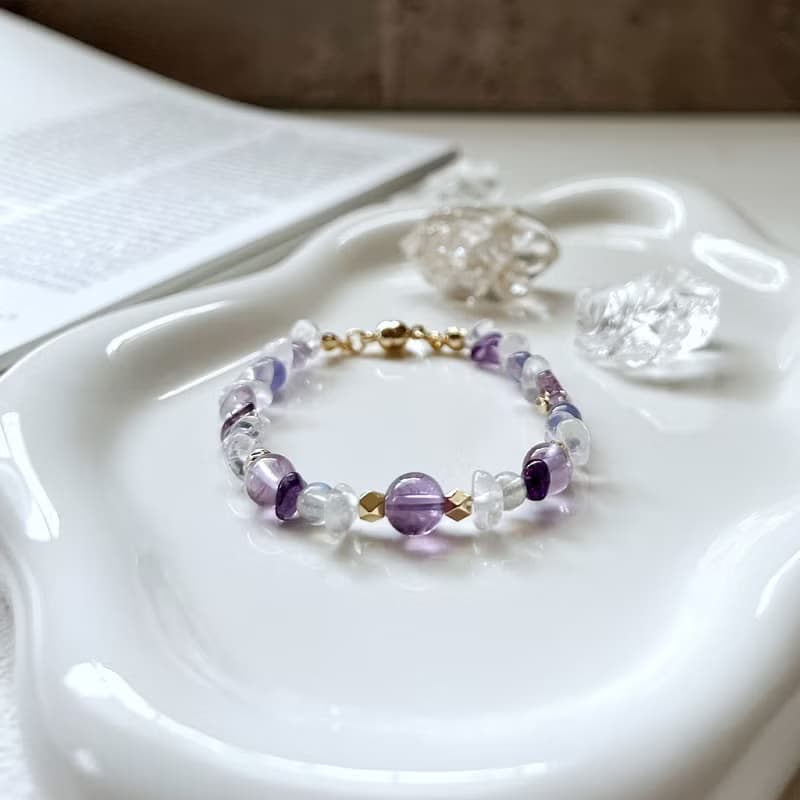 【生命靈數7】紫水晶創作手鍊