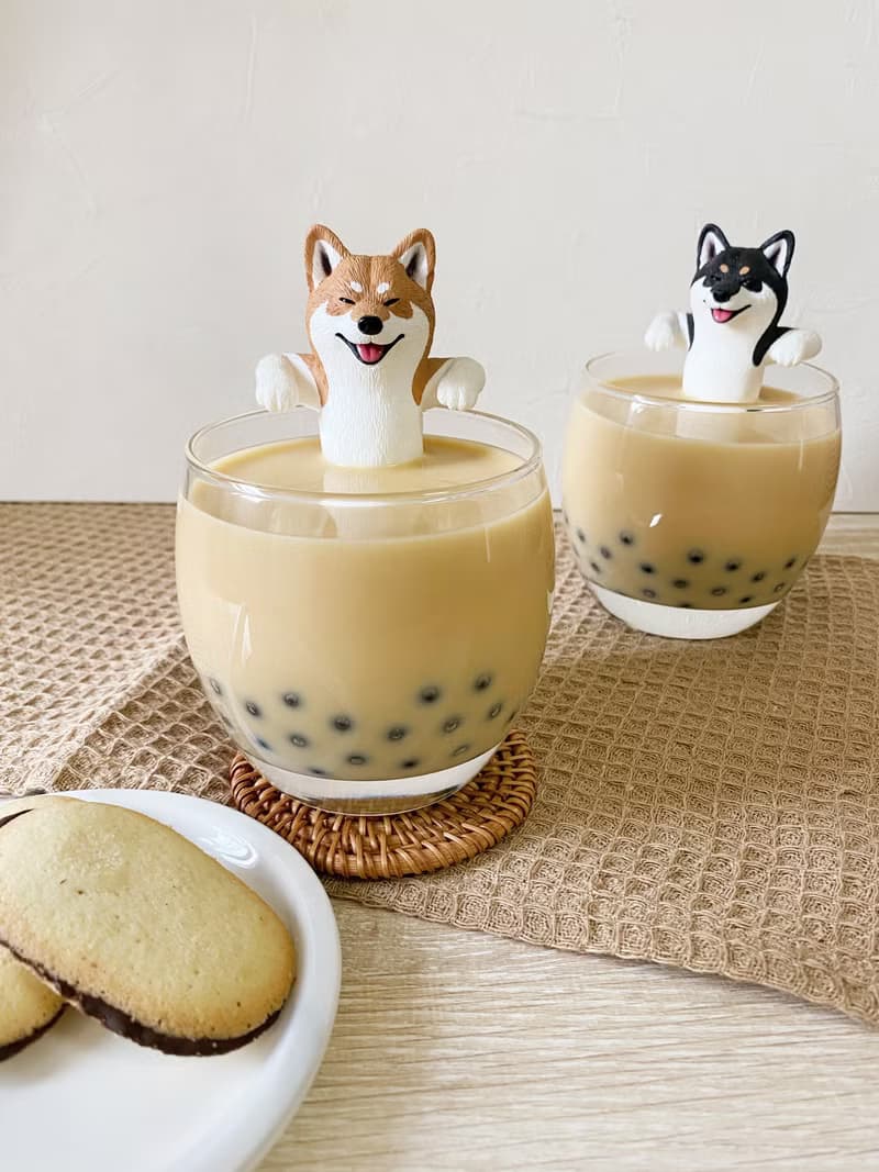 柴犬珍奶狗狗擺飾 辦公室療癒小物 / 收納擺件 / 擺飾