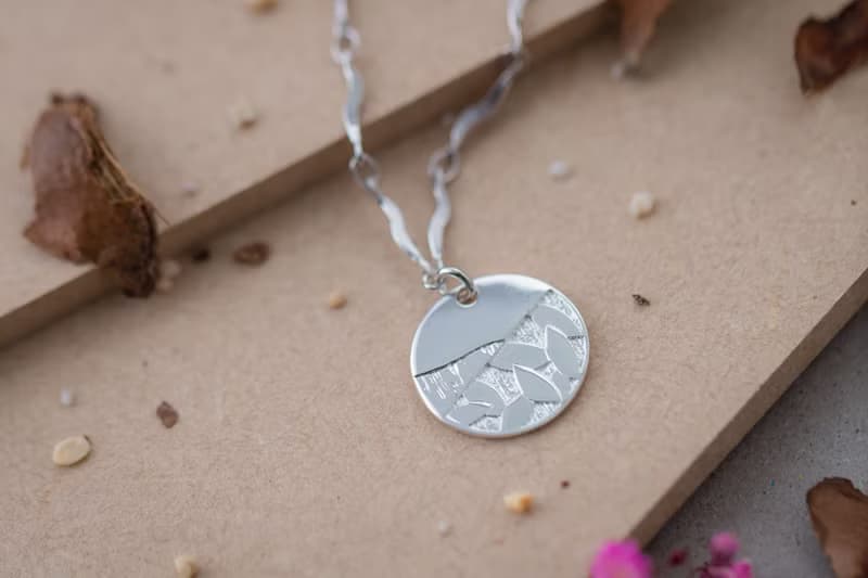 花朵系列 漸層葉子圖門手鍊 -金/銀 (HBRJA1003B)