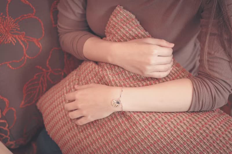 花朵系列 漸層葉子圖門手鍊 -金/銀 (HBRJA1003B)