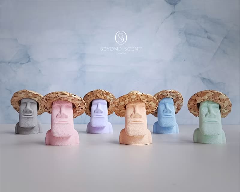 草帽摩艾擴香石