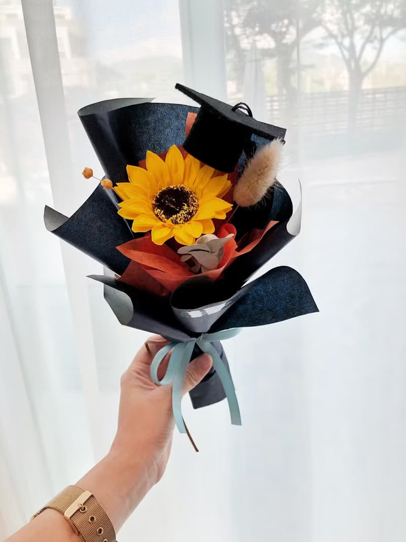 wbfxhm / 皂花系列 - 畢業花束 單朵向日葵