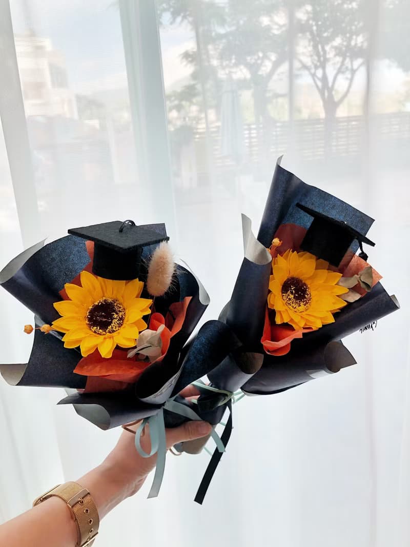 wbfxhm / 皂花系列 - 畢業花束 單朵向日葵