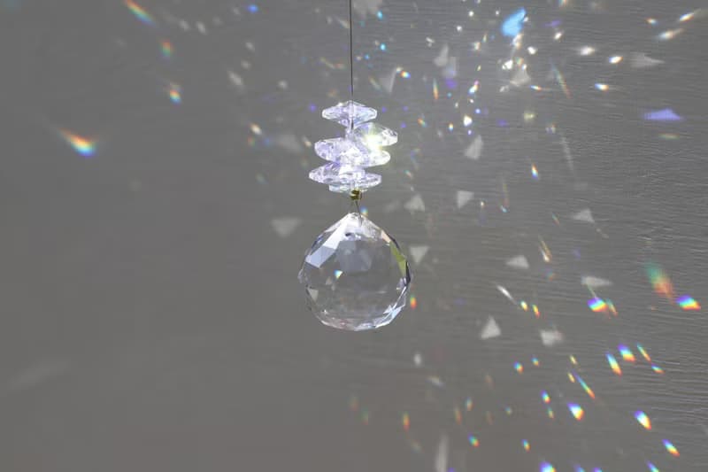 光のプレゼント　アースカラーの曼荼羅サンキャッチャー