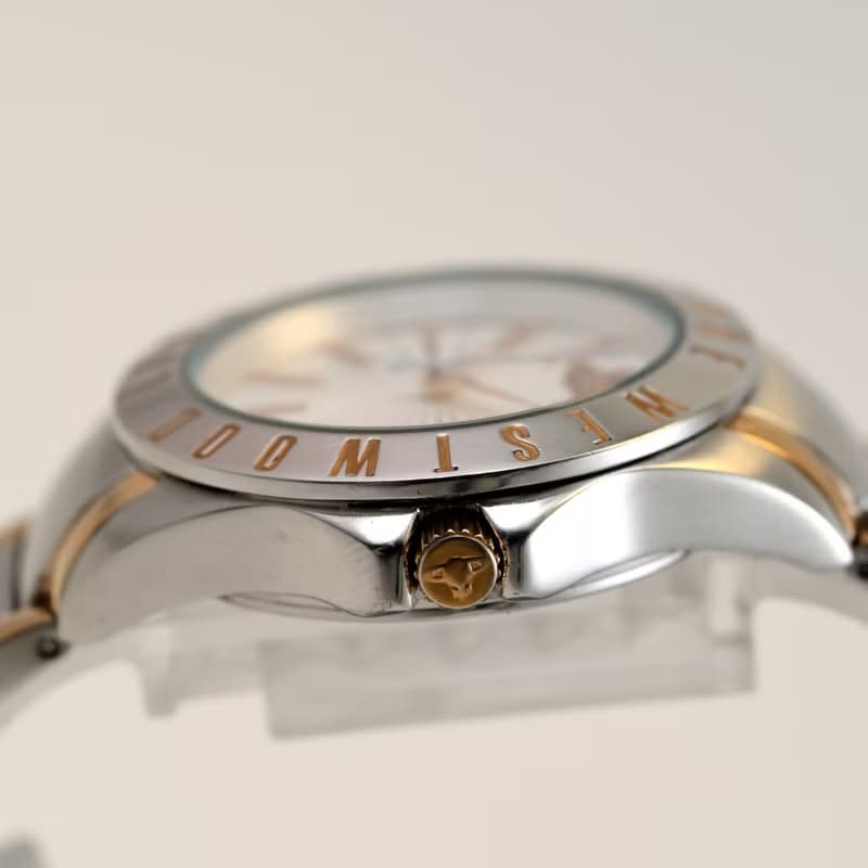 Vivienne Westwood ユニセックス 女性 腕時計 2トーン 34mm コンビカラー VV099RSSL 箱,ベルトパーツ付 手錶