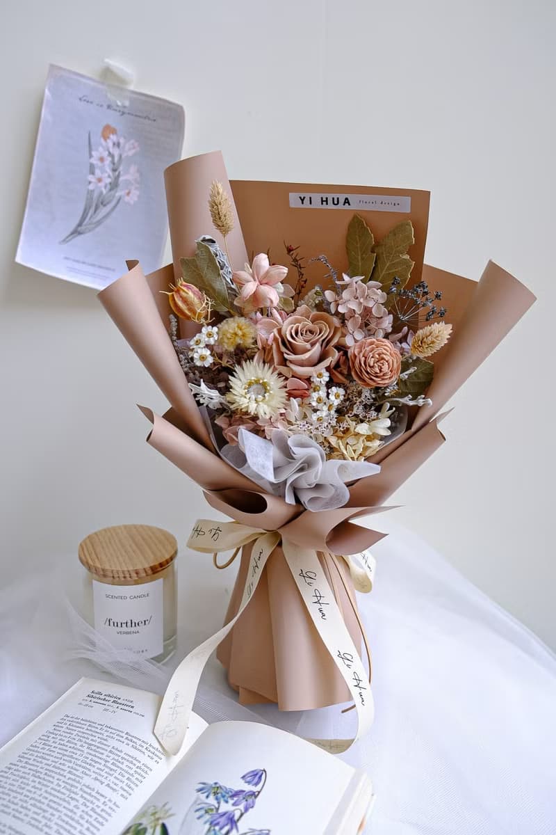 奶茶花束