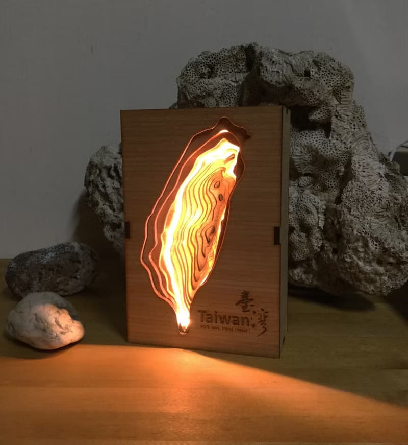 台灣/LED壓克力夜燈-點亮台灣/送外賓/外交禮品/出國禮物/送老外
