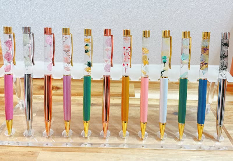 浮游花筆 附教學影片 乾燥花 永生花 情人節 親子  Herbarium