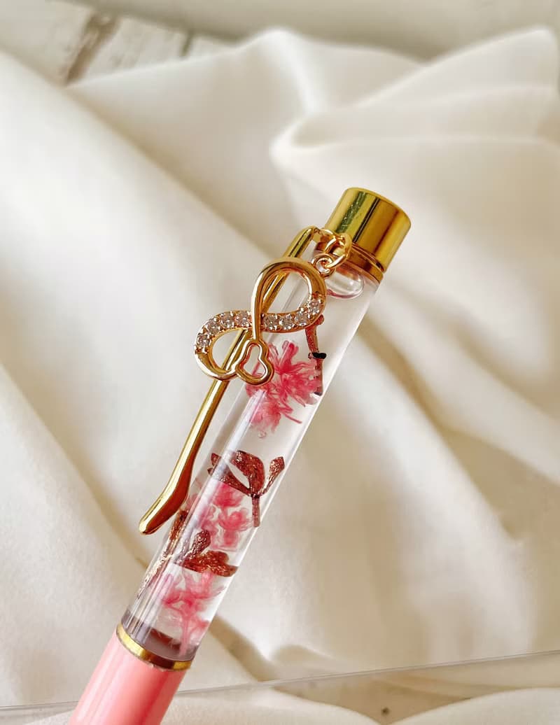 浮游花筆 附教學影片 乾燥花 永生花 情人節 親子  Herbarium