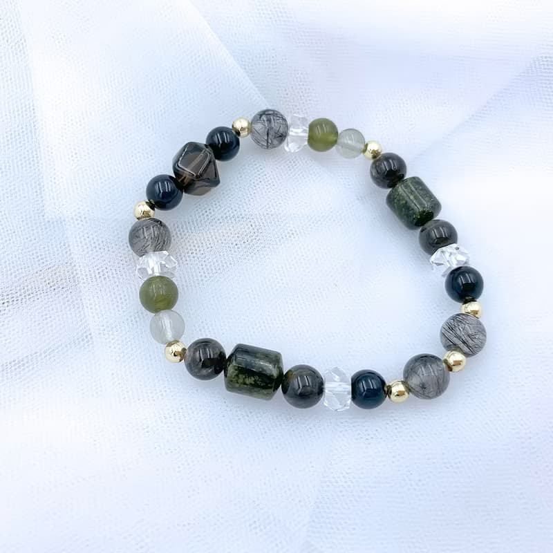 神秘幽境藥方 / 茶晶 藥王石 虎眼石 閃靈鑽 黑銅鈦 綠磷輝