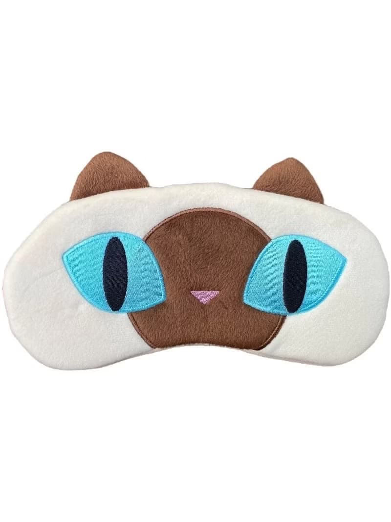Sleep Mask, eye mask, cat eye embroidery