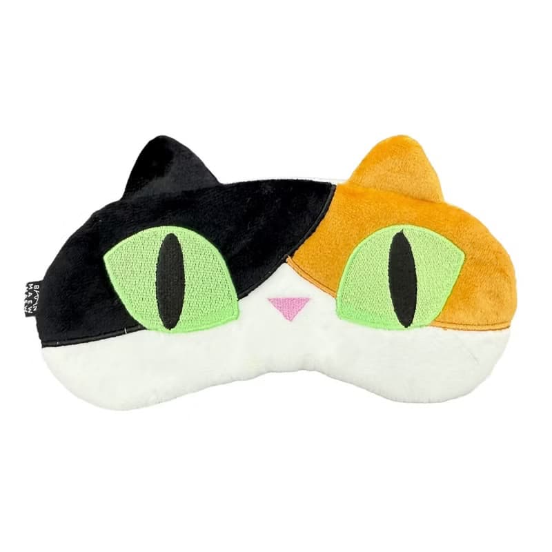 Sleep Mask, eye mask, cat eye embroidery
