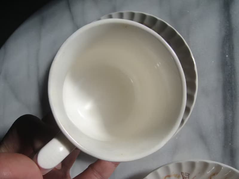 【老時光 OLD-TIME】早期日本製精美冰裂紋茶具組(5杯5盤1壺)
