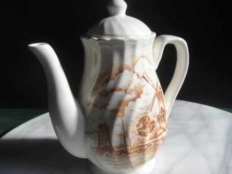 【老時光 OLD-TIME】早期日本製精美冰裂紋茶具組(5杯5盤1壺)