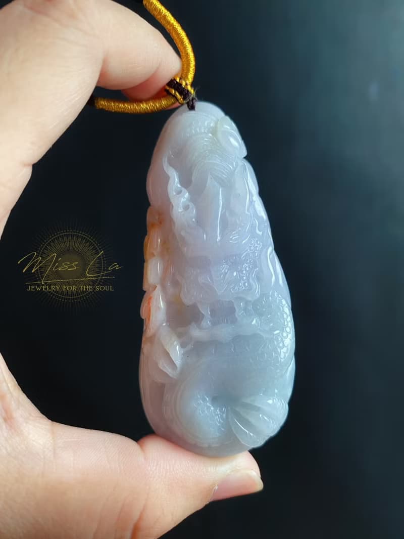 帶紅翡 鎮煞貴龍牌 天然緬甸玉翡翠 吊墜 招財守護 平安富貴 項鍊