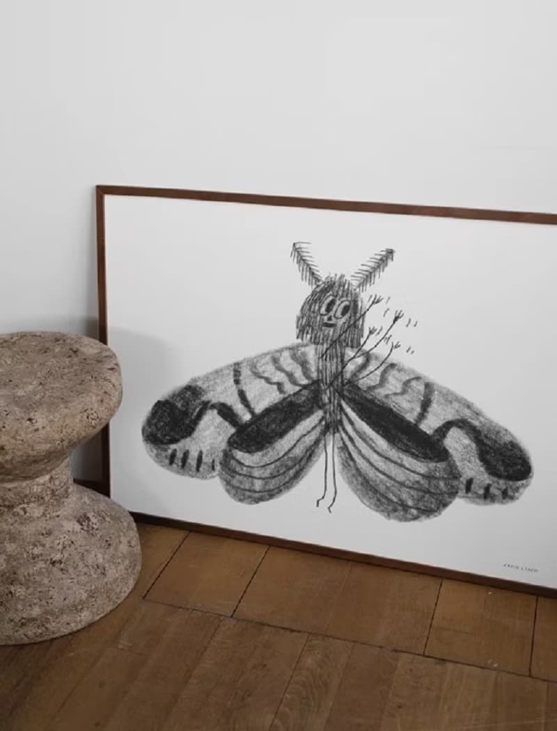 Karin Cyrén  - 瑞典藝術家設計海報 BUTTERFLY POSTER