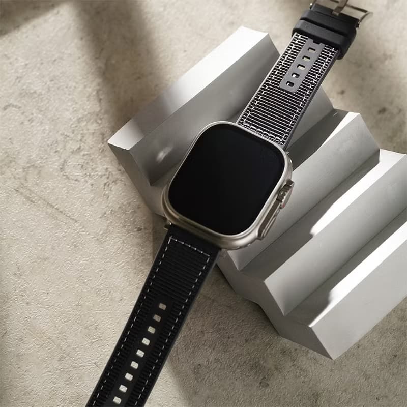 Apple watch - 高質感防水矽膠錶帶 編織 真皮錶帶 蘋果錶帶