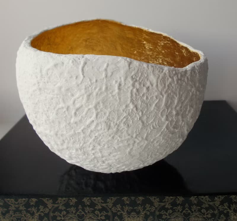 有機紙奶酪花瓶 - 現代房屋的完美喬遷禮物 - 時尚裝飾的理想選擇