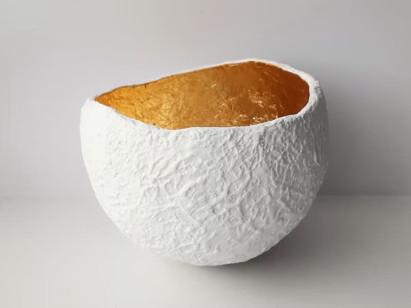 有機紙奶酪花瓶 - 現代房屋的完美喬遷禮物 - 時尚裝飾的理想選擇