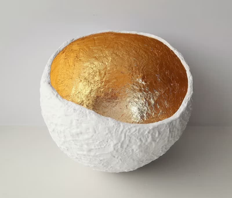 有機紙奶酪花瓶 - 現代房屋的完美喬遷禮物 - 時尚裝飾的理想選擇