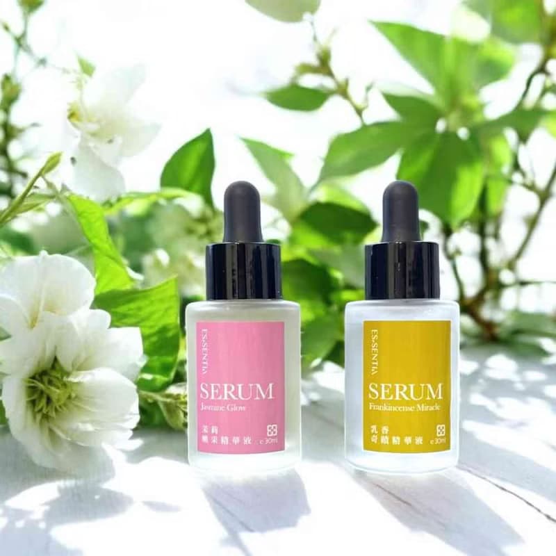 精華液1+1【抗老嫩采精華組】保濕修護 抗老緊緻 淨白勻亮 0酒精