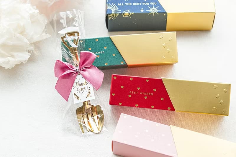 時尚閃金包裝 金鏟子叉子湯匙組 婚禮小物 桌上禮 節日禮品 慶祝