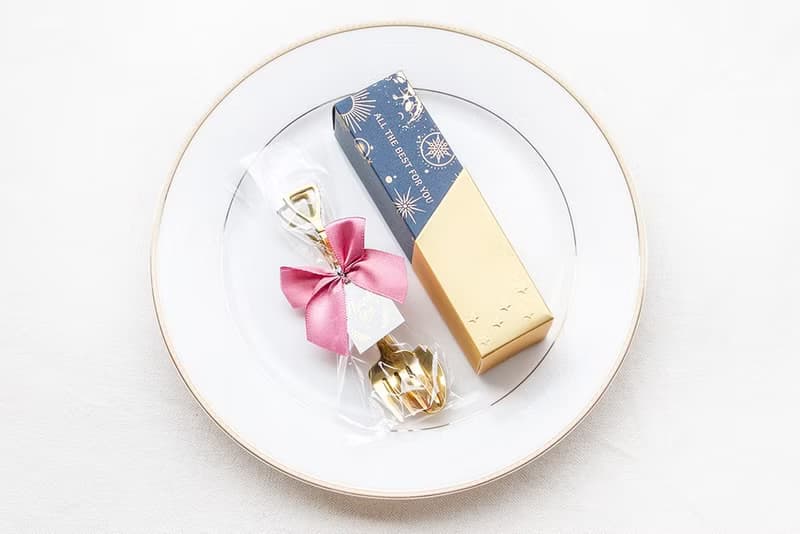 時尚閃金包裝 金鏟子叉子湯匙組 婚禮小物 桌上禮 節日禮品 慶祝