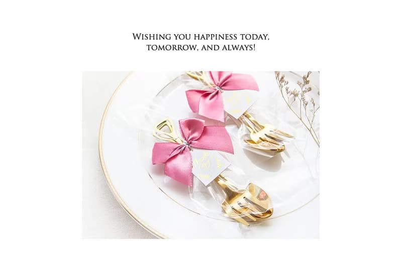 時尚閃金包裝 金鏟子叉子湯匙組 婚禮小物 桌上禮 節日禮品 慶祝