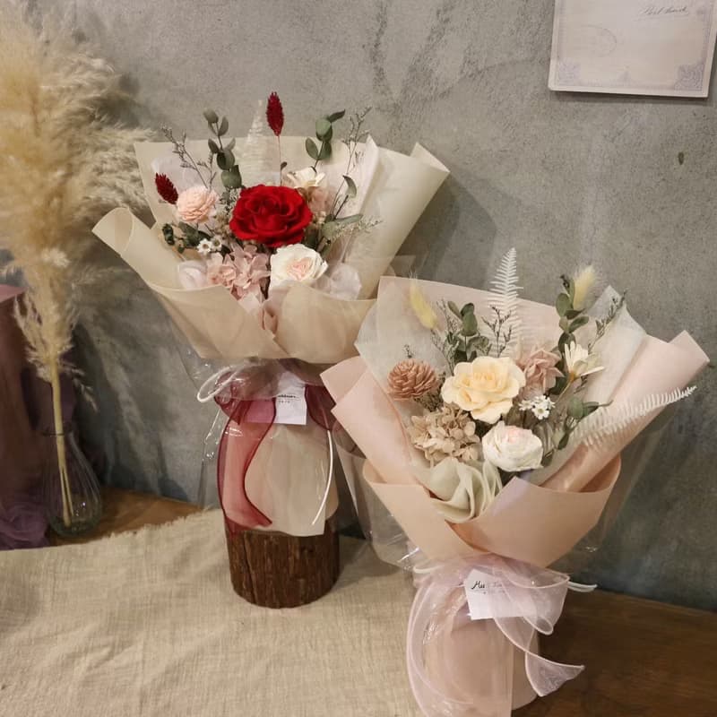 【遇見恆久】花季少女永生玫瑰花束 共3款