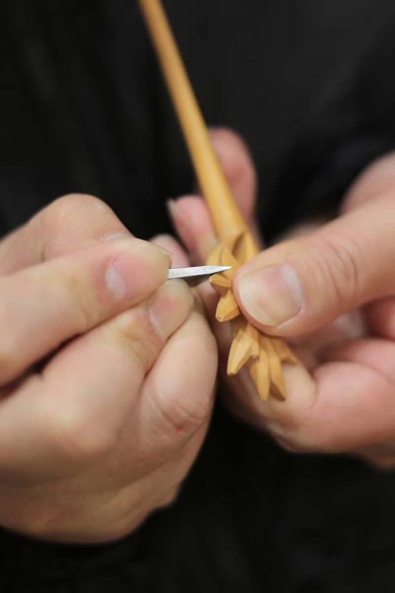 壹染指原創 | 手工木雕髮簪 | 楓葉 牡丹 葡萄 | 黃楊木 烏木
