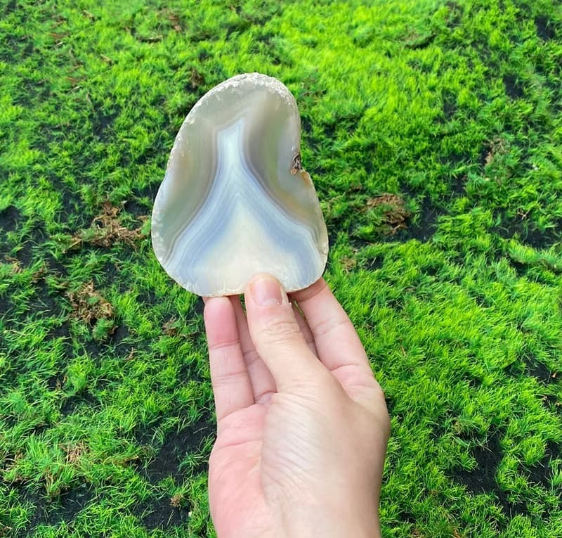 能量擺飾-天然瑪瑙山形片 招財轉運 療癒 開運 快速出貨