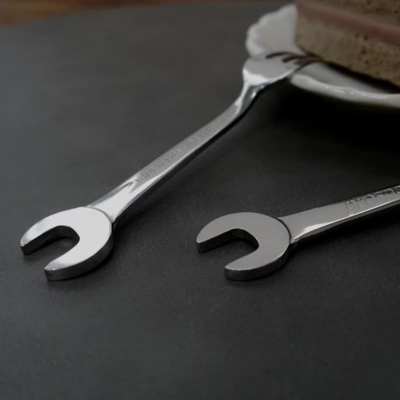 日本【SALUS 佐藤金屬】工業風扳手餐具