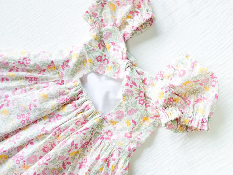 英國LIBERTY FABRICS有機棉Phoebe法式公主洋裝