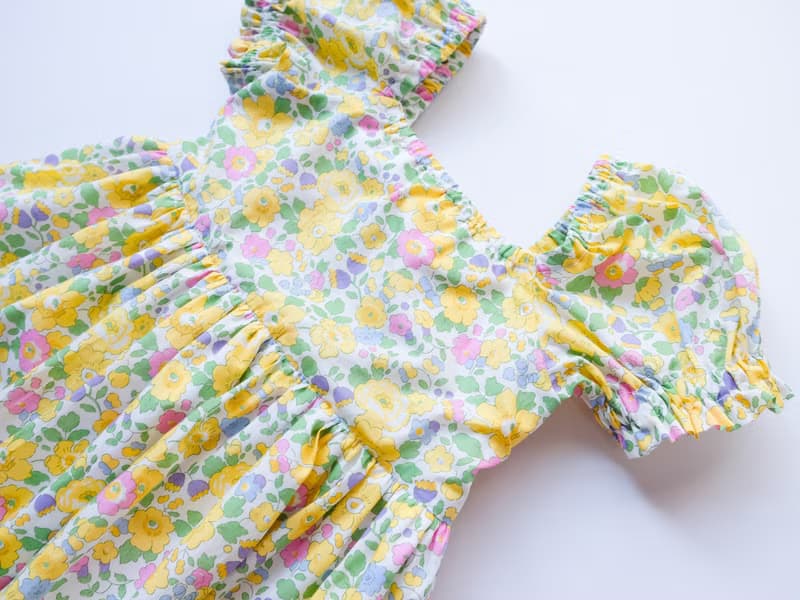 英國LIBERTY FABRICS有機棉Phoebe法式公主洋裝