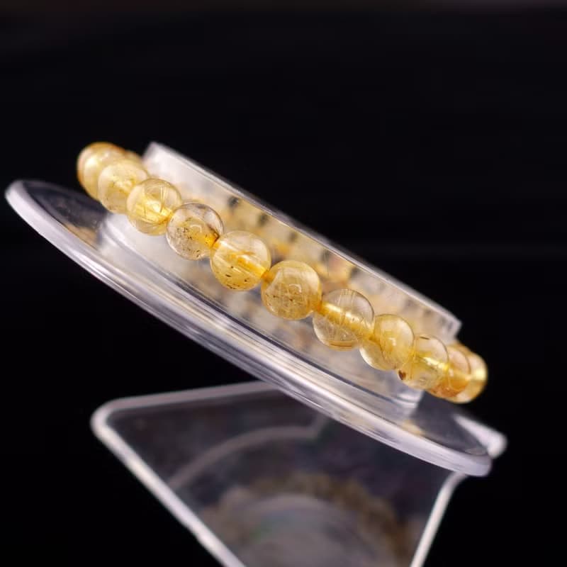 寶麗金珠寶-天然鈦晶手珠