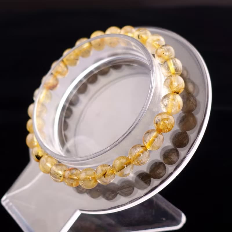 寶麗金珠寶-天然鈦晶手珠