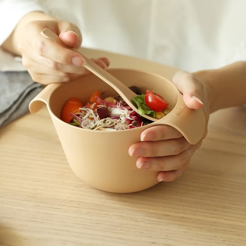 【日本ideaco】UD 雙柄竹纖維餐碗-620ml-多色可選