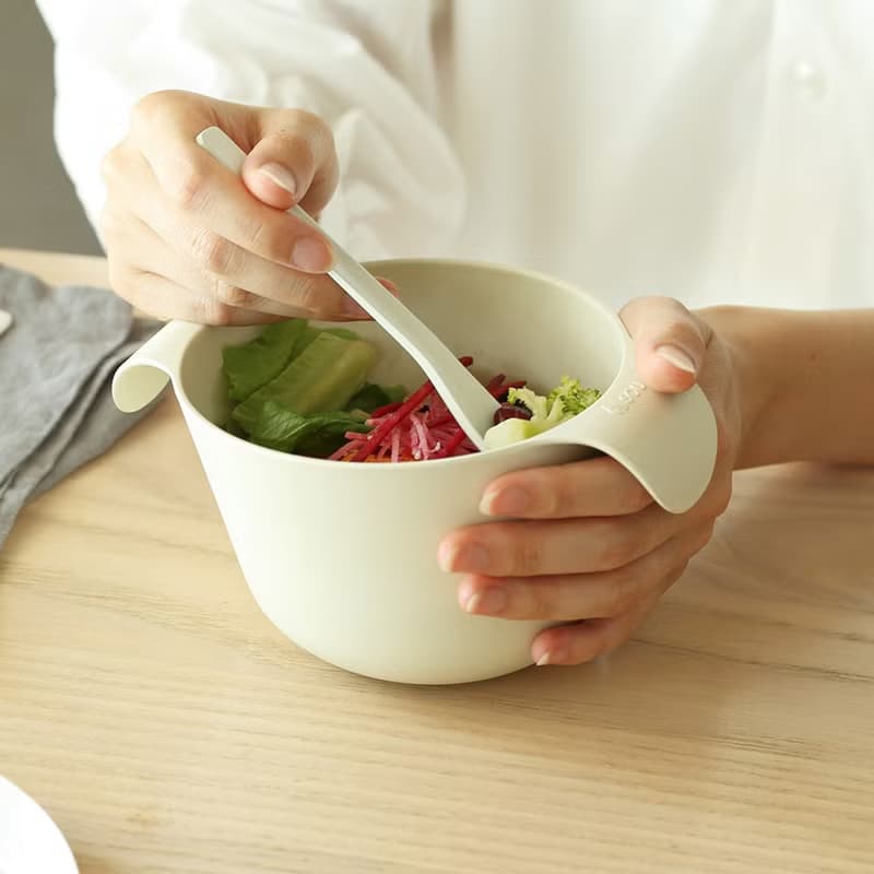 【日本ideaco】UD 雙柄竹纖維餐碗-620ml-多色可選