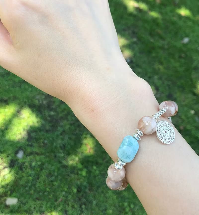 落櫻繽紛系列 | 粉櫻花瑪瑙*拉利瑪