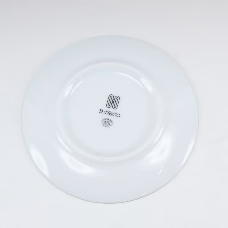 【日本直送】エルメス HERMES アッシュデコ Hデコ 食器 14cm プレート 1枚【未使用】Sランク