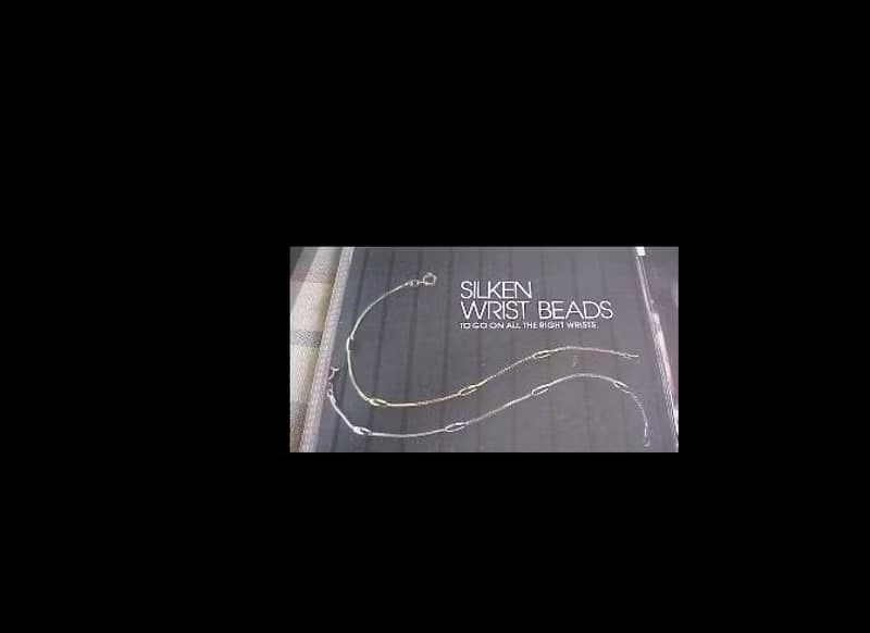 -古董可愛銀色小豆豆手鍊手環  AVON BR203