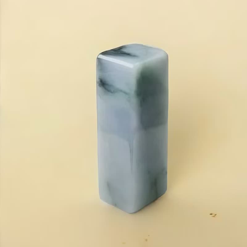 飄烏雞翡翠印章 | 天然緬甸玉A貨翡翠 | 送禮