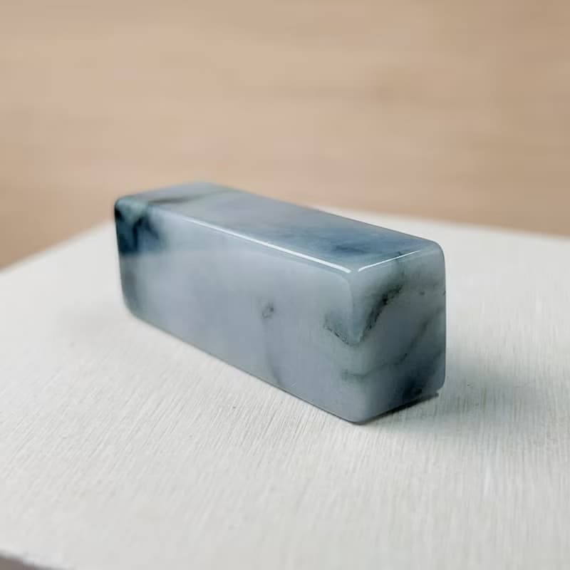 飄烏雞翡翠印章 | 天然緬甸玉A貨翡翠 | 送禮
