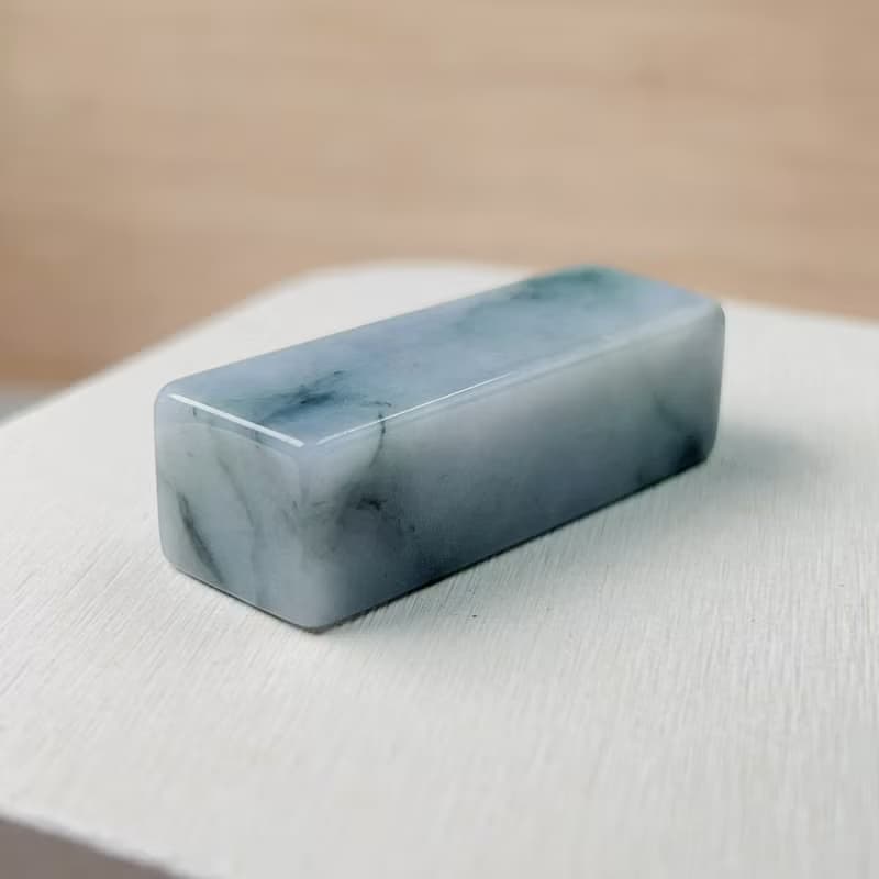 飄烏雞翡翠印章 | 天然緬甸玉A貨翡翠 | 送禮