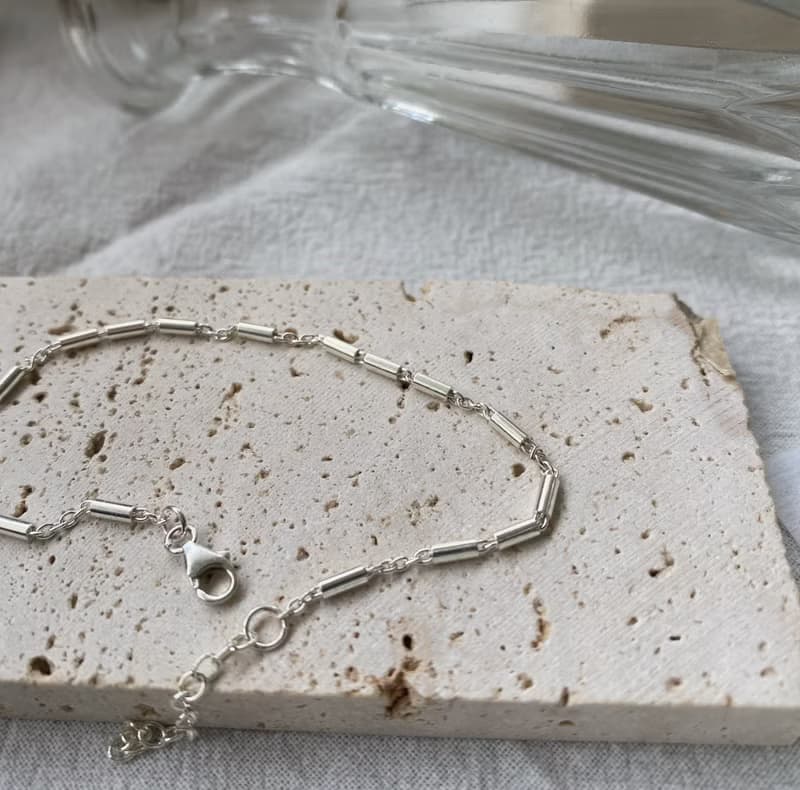 雙結結 純銀手鍊