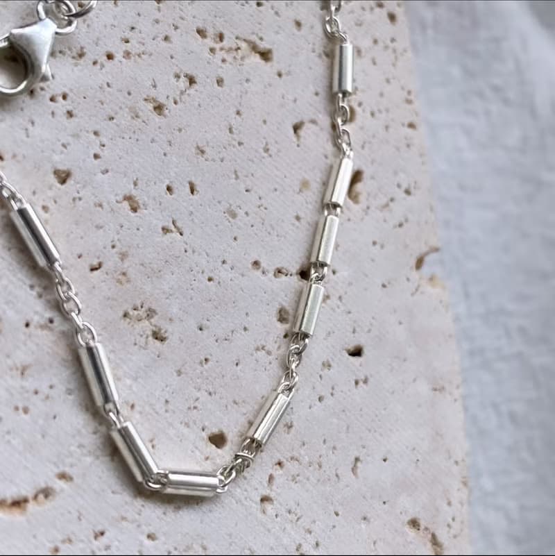 雙結結 純銀手鍊