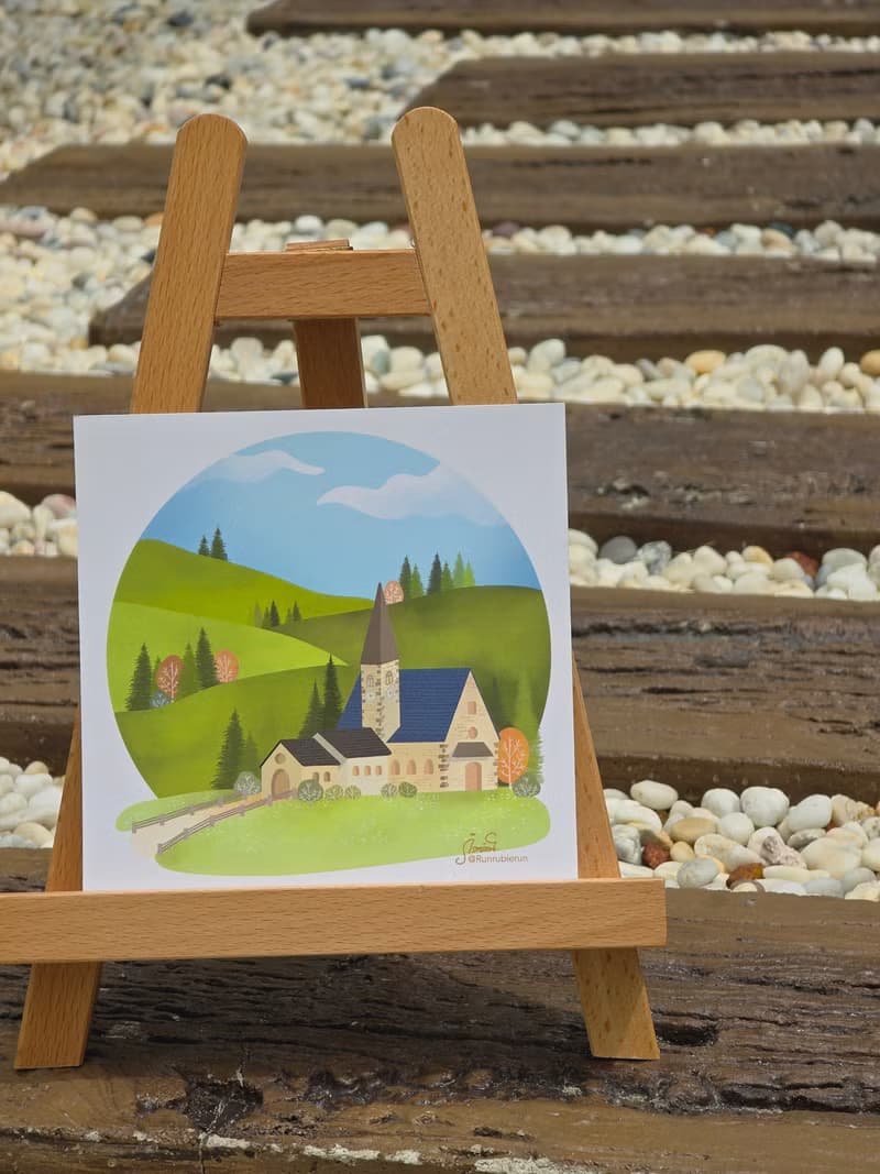 Church postcard.
