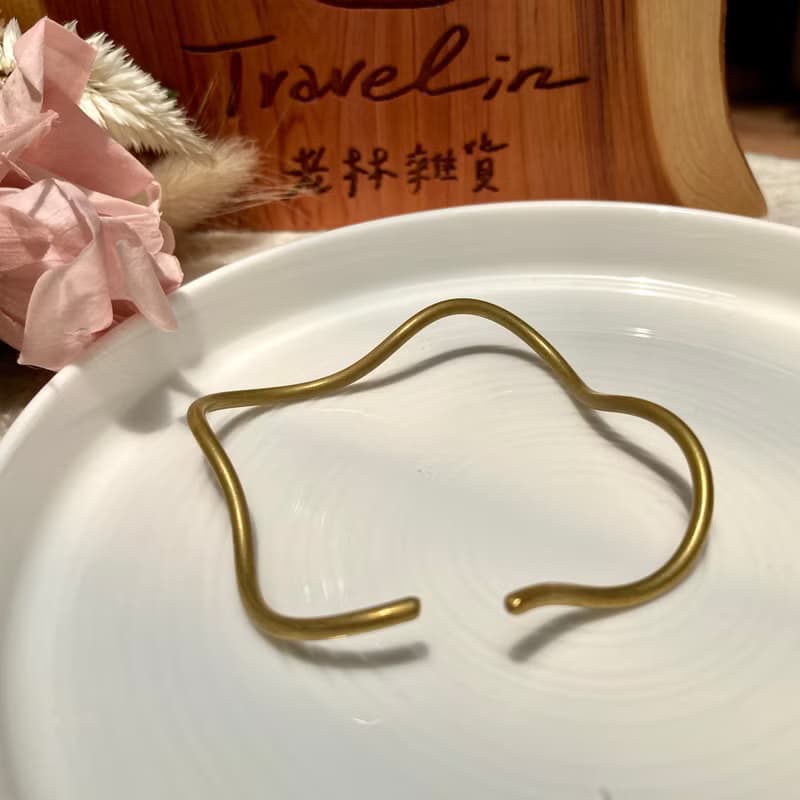 老林雜貨 | 雲朵黃銅手環