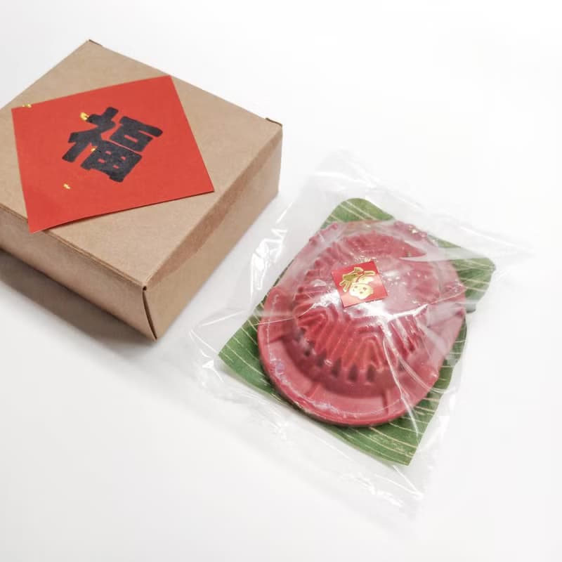 壽龜手工皂 傳統復古造型 復刻台灣好滋味 過年 交換禮物 紅龜粿